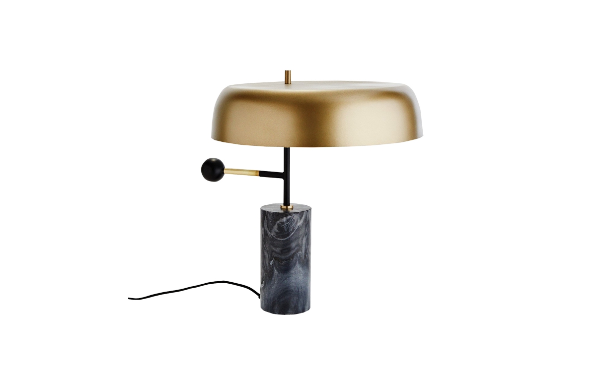 Köp BERG Bordslampa MarmorMässing Madam Stoltz från 1795 kr TAKLAMPA Svart MarmorMässing Shoppa hos SoffaDirekt