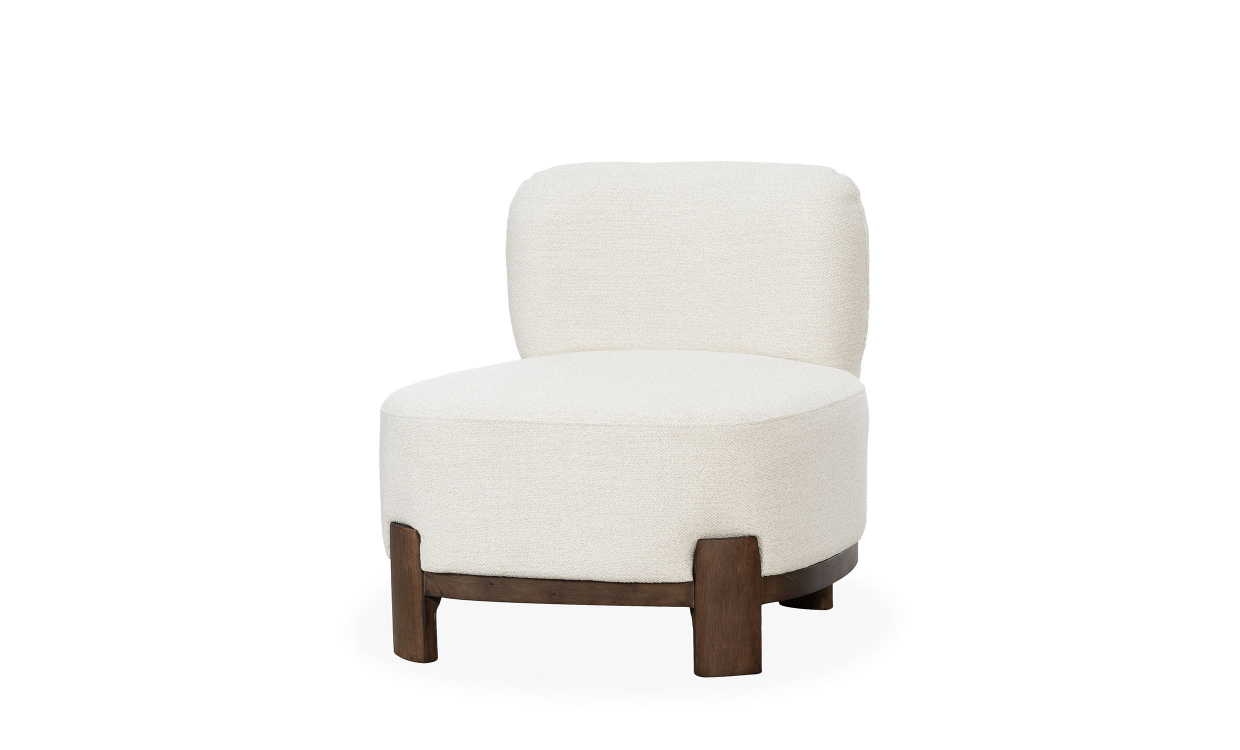 SOLIMA Loungefåtölj Offwhite