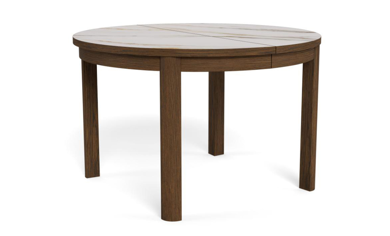 VELORIA Matbord 120 Mörkbrun