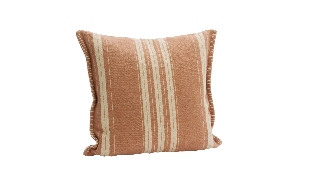 KUDDFODRAL 50x50 Rosa/Vit