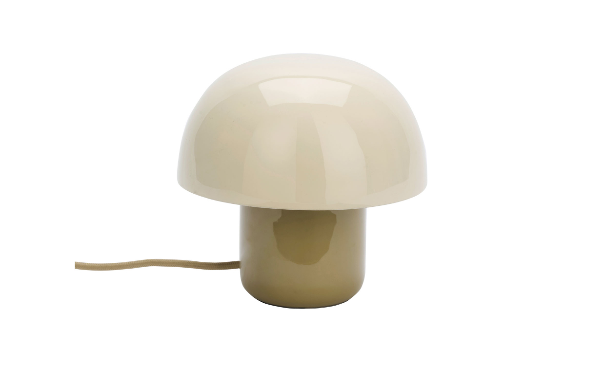 BORDSLAMPA 20cm Offwhite/Khaki
