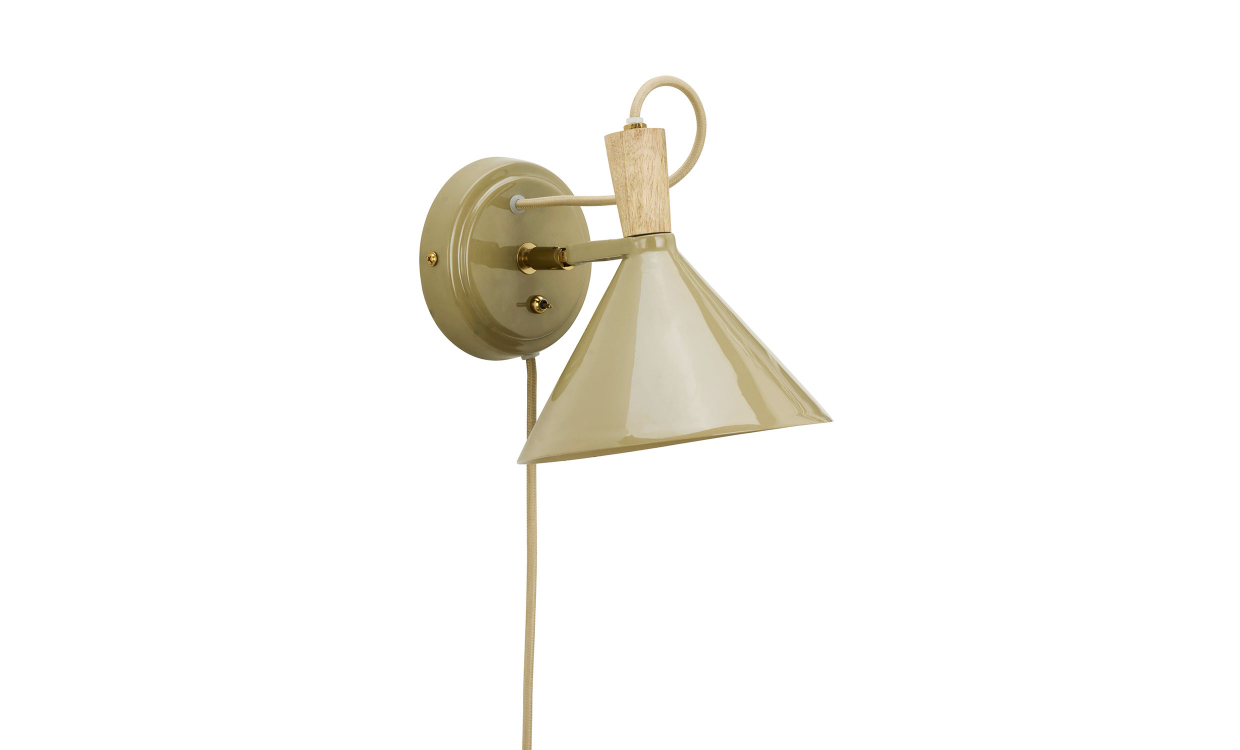 VÄGGLAMPA Khaki
