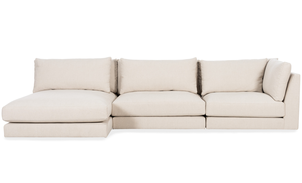 SoffaDirekt LYON Divansoffa 4-sits Vändbar Beige