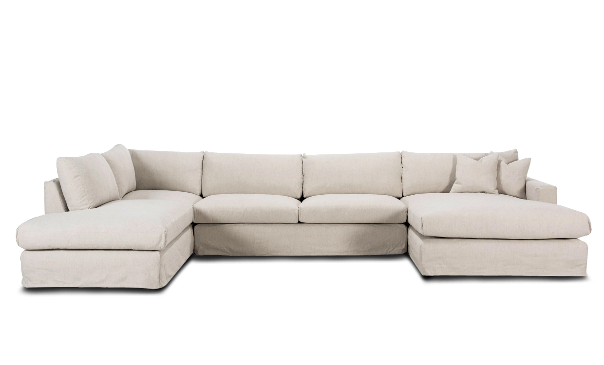 MAXIME U-Soffa Vänster Beige - Soffor - U-Soffor