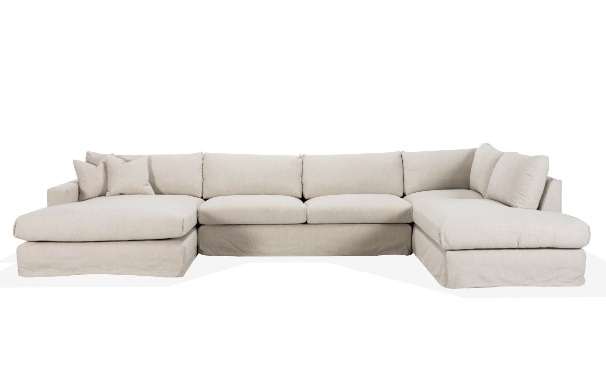 SoffaDirekt MAXIME U-Soffa Höger Beige