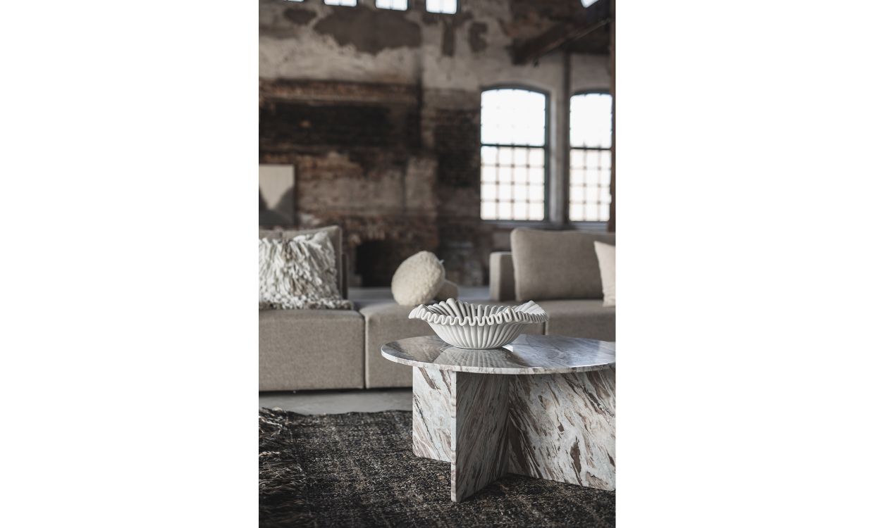 ANEMONE Skål L Marble Ljus
