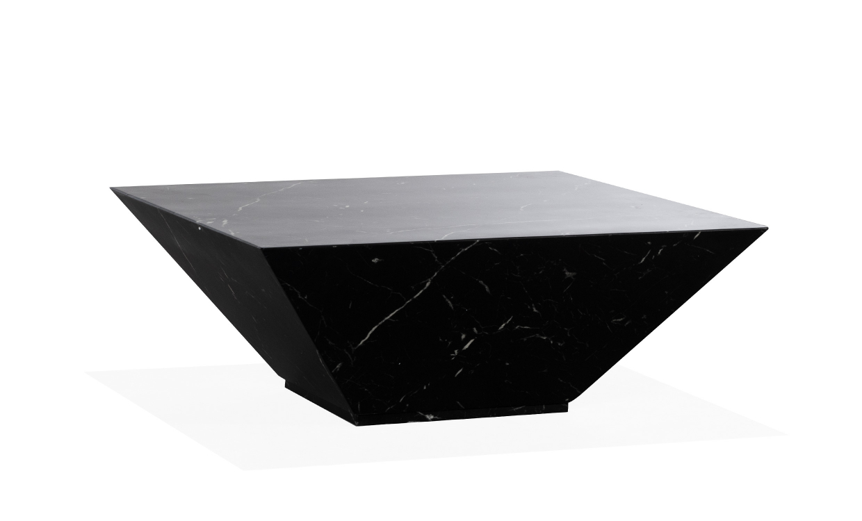 SoffaDirekt CATANIA TRIANGLE Soffbord 90 Svart