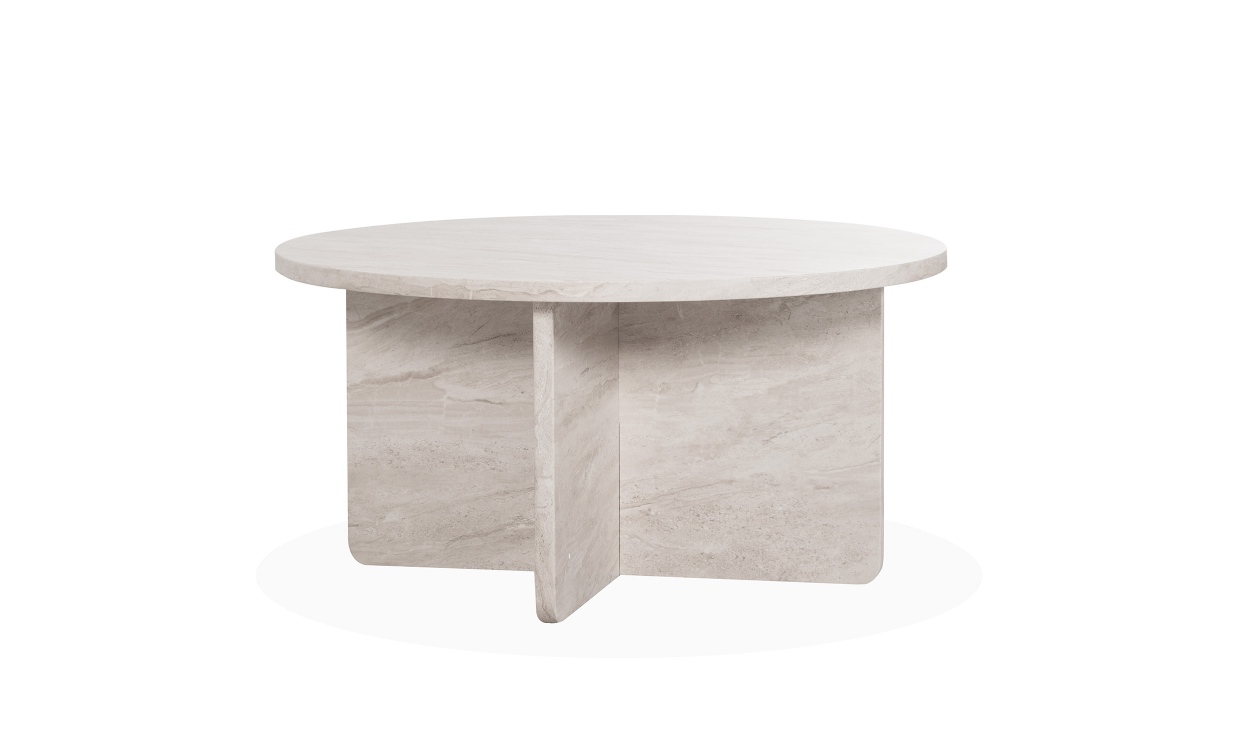 SoffaDirekt CATANIA Soffbord Cross Beige 85