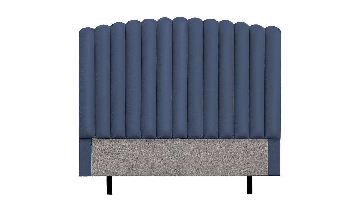 PRIMO HIGH 160 Sänggavel Sammet Blå