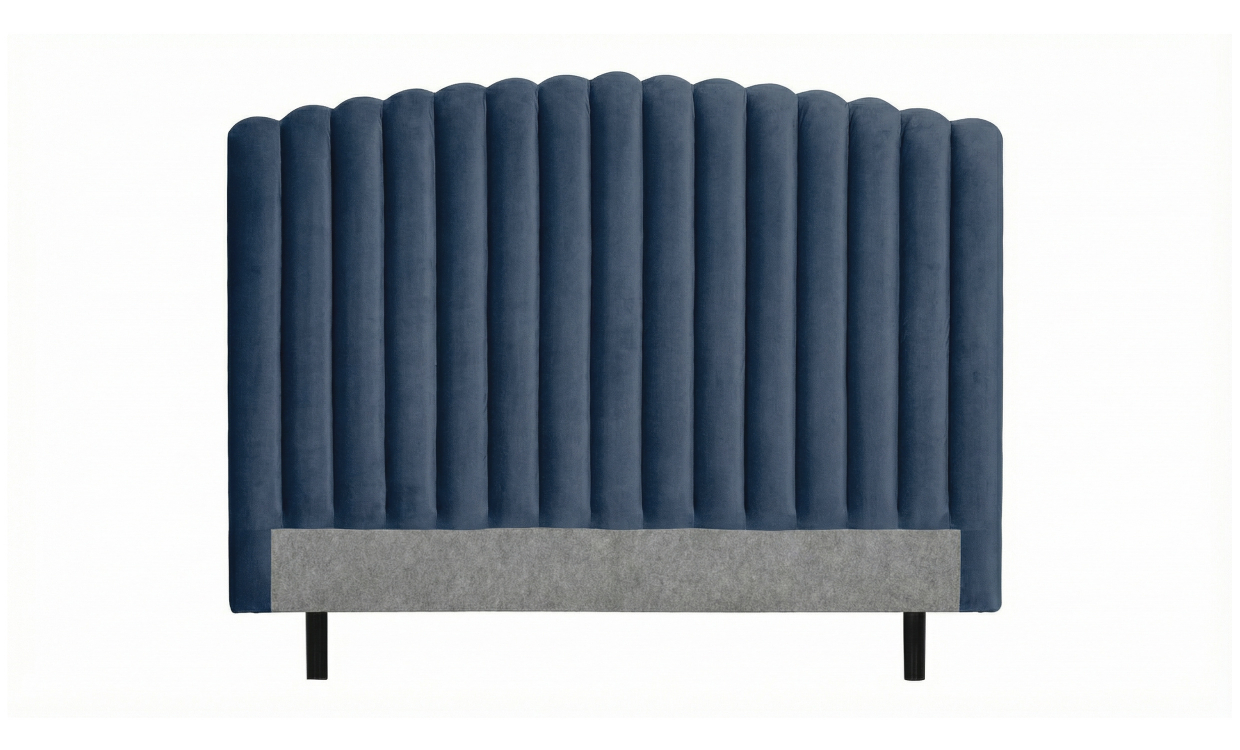 PRIMO HIGH 180 Sänggavel Sammet Blå