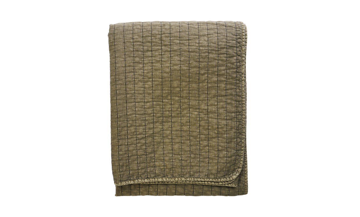PLÄD 130x180 Khaki