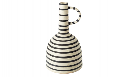 MALIN Vas Svart/Beige 