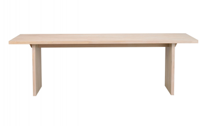 EMMETT Matbord 240 Vitpigmenterad ek