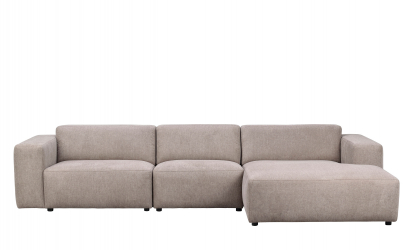 WILLARD soffa 4-sits-schslong hger beige