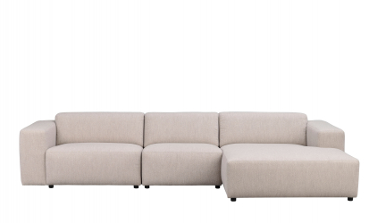 WILLARD soffa 4-sits-schslong hger ljusbeige