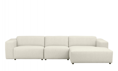 WILLARD soffa 4-sits-schslong hger vit