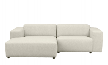 WILLARD soffa 3-sits-schslong vnster vit