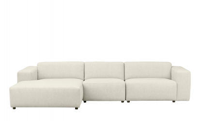 WILLARD soffa 4-sits-schslong vnster vit
