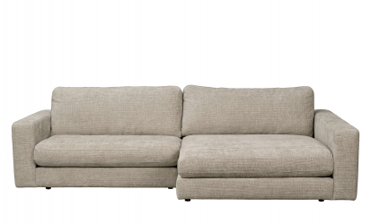 DUNCAN soffa 3-sits schslong hger grbeige