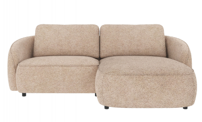 NORRIS Divansoffa Hger Ljusbeige