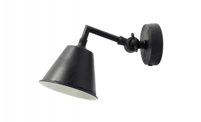 WALL Vgglampa 12 cm Svart