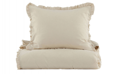 FREJ Bddset Enkel Beige
