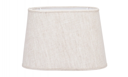 OMERA Lampskrm 27cm Lin/Vit
