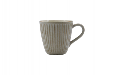 PLEAT Mugg 9cm Gr/Brun