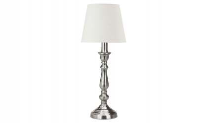 THERESE Bordslampa 62cm Silver/Offwhite