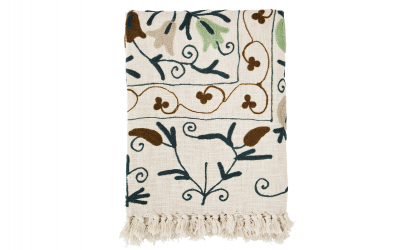 SUZANI Pld Offwhite/Grn