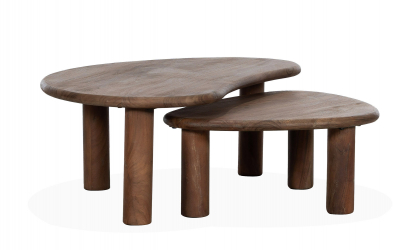 PARISA Soffbord 2-set Brun
