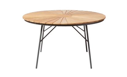 ELLEN Trdgrdsbord Teak/Gr 150
