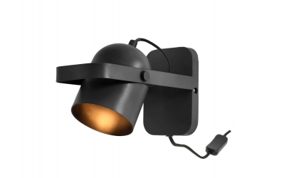 NESVIK Vgglampa Svart