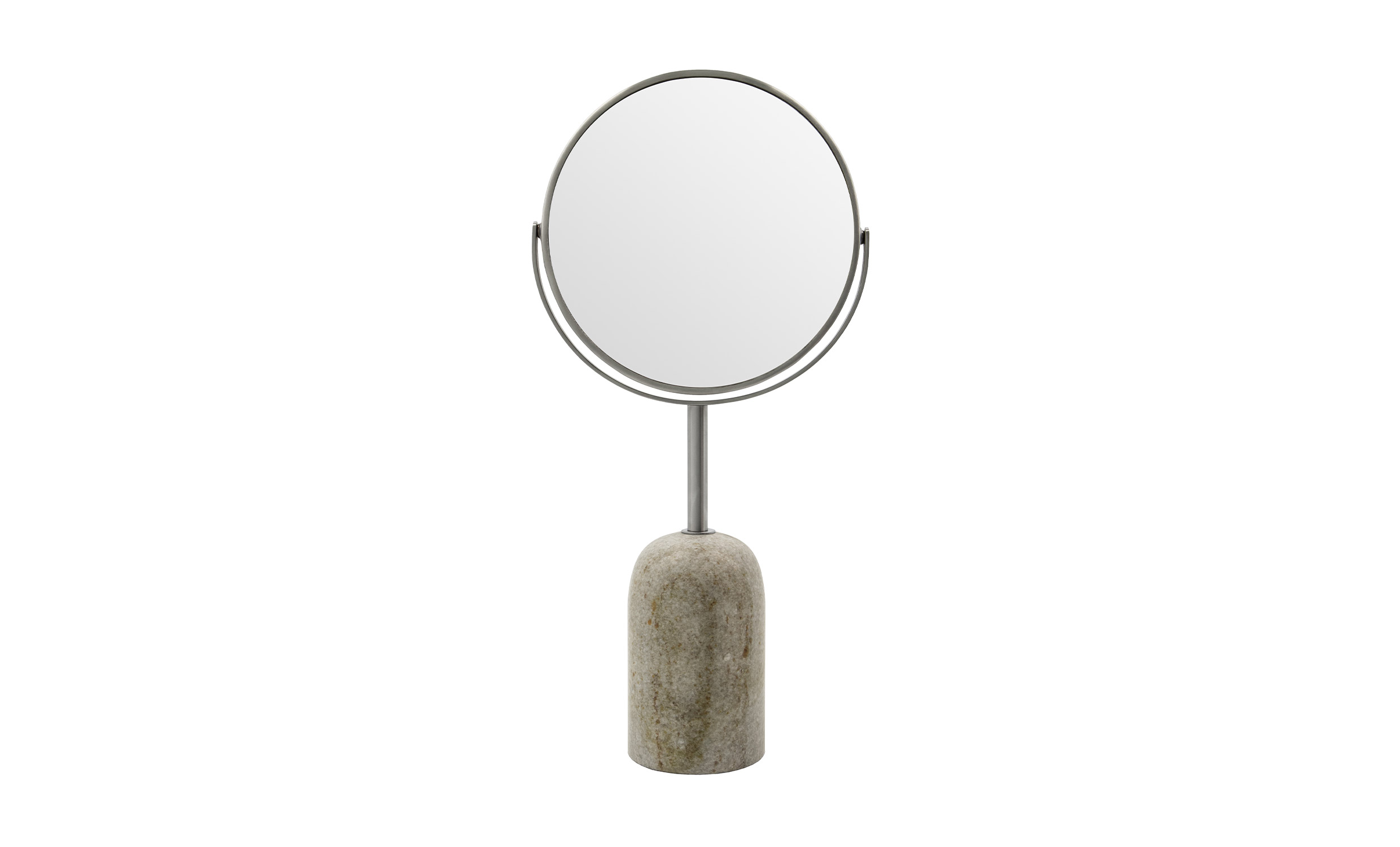 MARBLE Tvsidig Spegel Beige