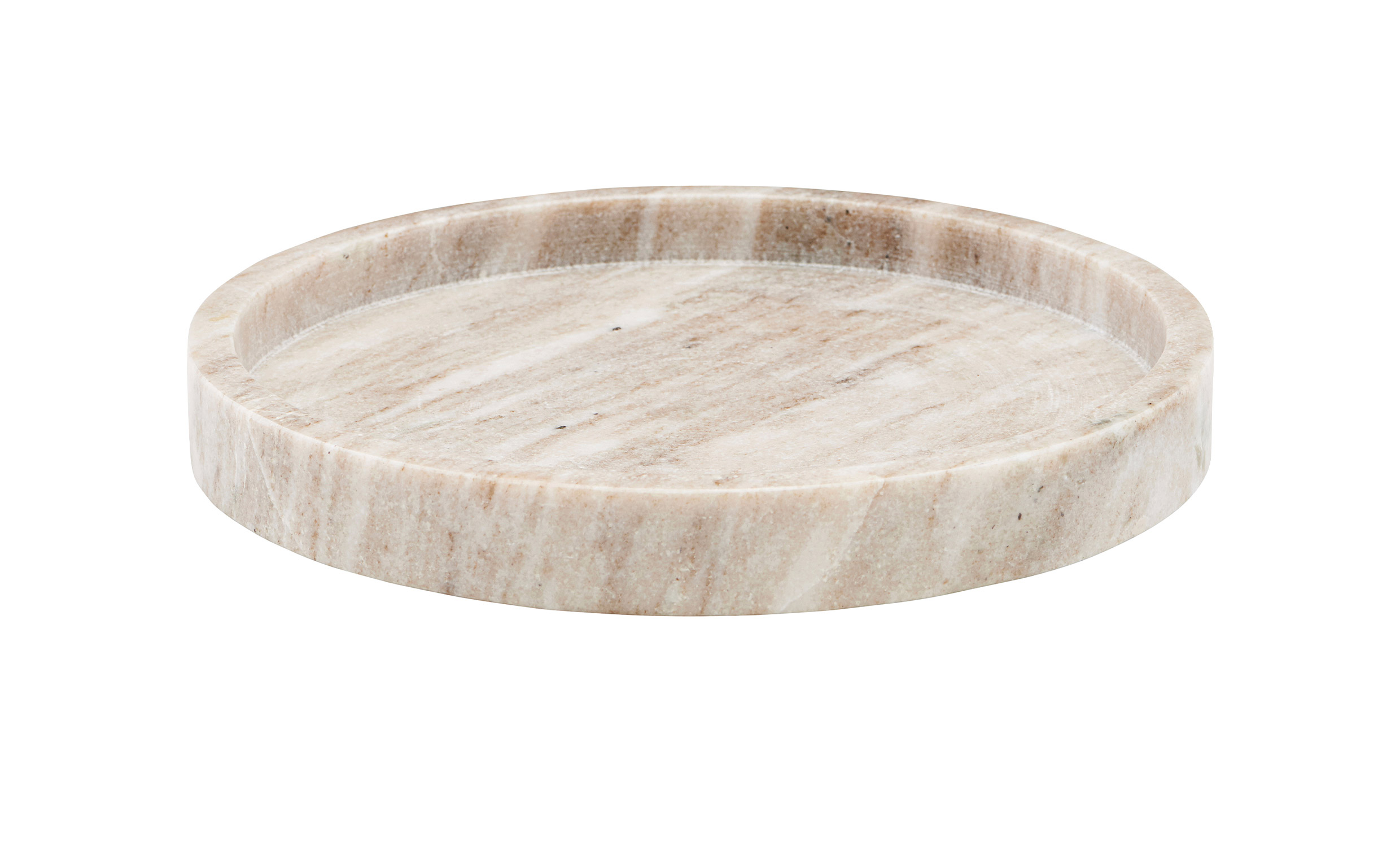 MARBLE Bricka Rund Large