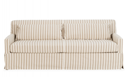 TOFTE Bddsoffa Randig Beige