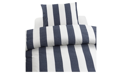 STRIPE Bddset Enkel Bl