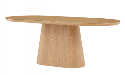 CONRAD Matbord Natur/Glas