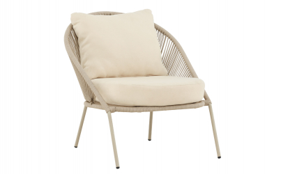 MALKOLM Loungestol Beige