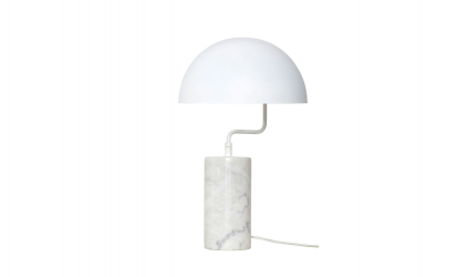 POISE Bordslampa Marmor Vit