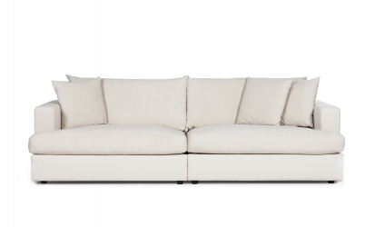 BOLNUEVO 3-sitssoffa Offwhite
