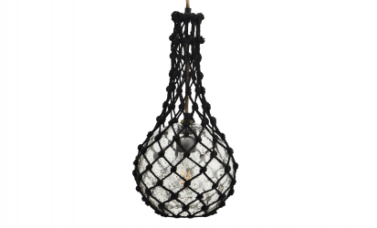 TAKLAMPA D20 Klar/Svart