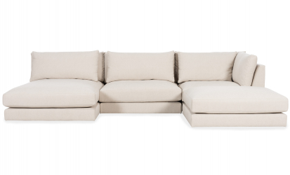 LYON U-Soffa Vndbar Beige