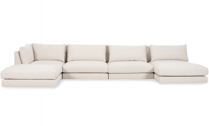 LYON Divansoffa Large Vndbar Beige