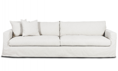 MAXIME 4-sitssoffa Vit