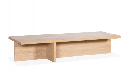 NOMA Soffbord Vitlaserad Ekfanr 135x50x27