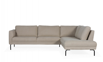 PORTOFINO L-Soffa Hger Mrkbeige