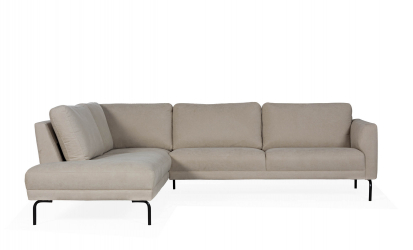 PORTOFINO L-Soffa Vnster Mrkbeige