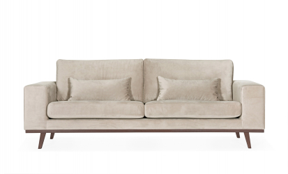 STOCKHOLM 3-sits soffa Velvet Edition Greige