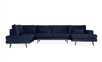 STOCKHOLM U-soffa Vnster Velvet Edition Bl